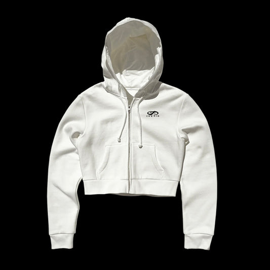 JOYTIC WOMENSWEAR ICON ZIP-UP (IVORY)